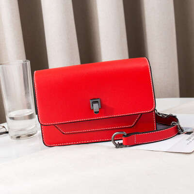 

High-grade foreign ladiesbags small square bags Chaohuan version texture inclined bag fashion chain single shoulder