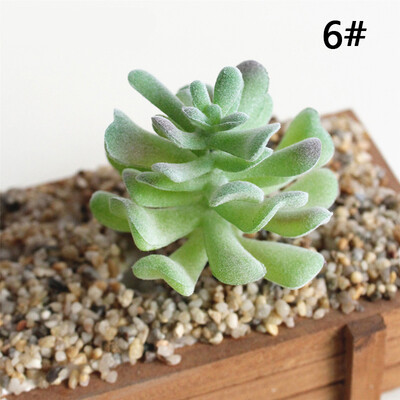 

Artificial Plastic Fake Succulent Plant Cactus Echeveria Flower Home Office DIY