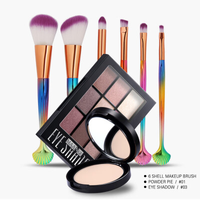 

〖Follure〗Cosmetic Makeup Brush Beauty Eye Shadow Foundation Set Kit