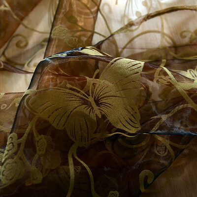 

Fashion 12M Hot Butterfly Voile Door Curtain Panel Window Room Divider Sheer Curtain