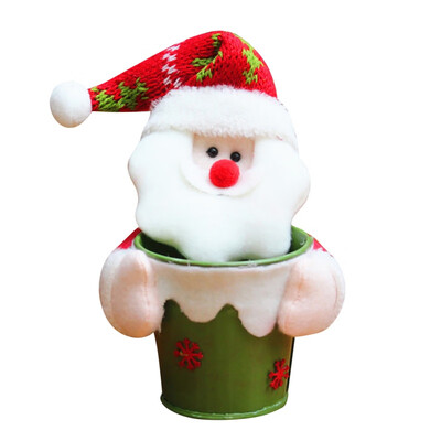 

Christmas Candy Cans Santa Claus Elk Snowman Christmas Festive Linen Gift Box Gifts New Year xmas Decoration Childrens Gifts