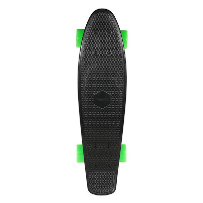 

TOMSHOO 22 Inch Skateboard Cruiser Board PU Wheels Skate Board Complete Deck Skateboard