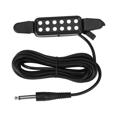 

12-hole Guitar Sound Hole Pickup Transducer Amplifier Acoustic Instruments