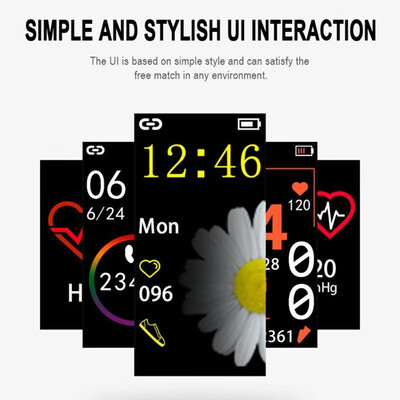 

M4 Smart Band Blood Pressure Heart Rate Monitor Pedometer Sports Bracelet