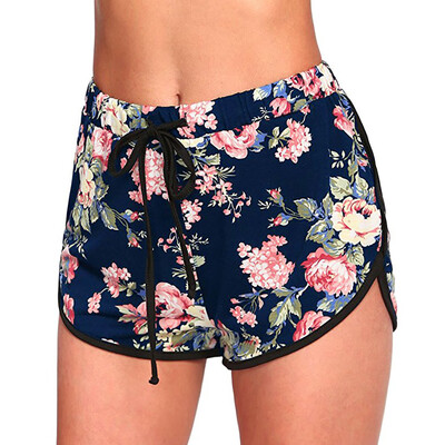 

Tailored Womens Rope Straps Mid Waist Elastic Loose Shorts Waist Ringer Sports Pants