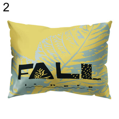 

Pillow Case Little Tree Pond Pattern Cushion Cover Home Office Car Decoration
