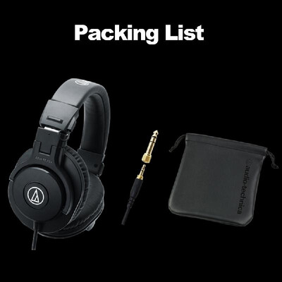 

audio-technica ATH-M30x Professional Monitor Headphones Closed-back Dynamic Over-ear Headsets HiFi Foldable Earphones