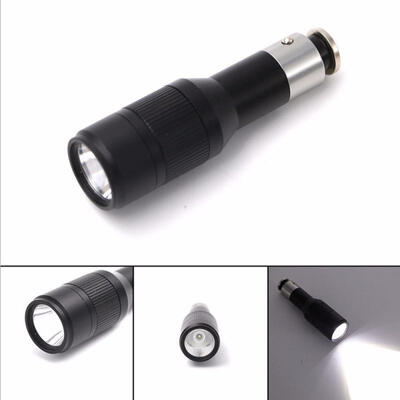 

Mini Tactical LED Flashlight Built-in Battery Rechargeable Flashlight with Car Charger