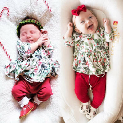 

Toddler Kids Baby Girl Outfits Clothes T-shirt TopsLong Pants Leggings Set