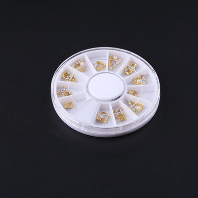 

1 Bag Nail Art Glitter Stickers Alloy Diamond Hollow Out Nail Decoration