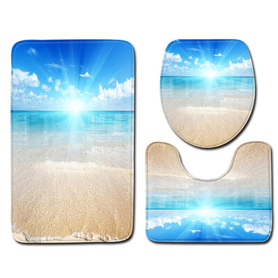 

〖Follure〗3pcs Non-Slip Bath Mat Bathroom Kitchen Carpet Doormats Decor