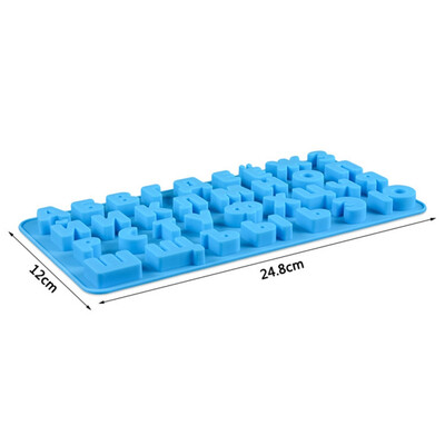 

Silicone Baking 3D Alphabet of Russian Chocolate Mold Letters Cake Decoration Tools for Kitchen DIY Cookie Candy Soap Jelly