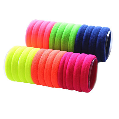 

Candy Color Women Fluorescence Holders Rubber Bands Elastics Hair Tie 24pcslot