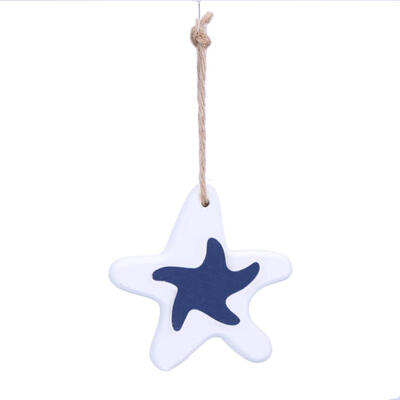 

Mediterranean Style Pentagram Wood Crafts Home Decoration Small Pendant