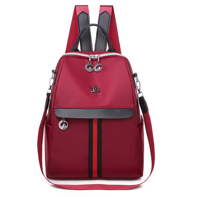 

Travel bag female Korean fashion backpack small canvas bag Joker nylon tide Oxford cloth backpack