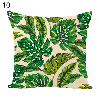 

Monstera Leaves Square Throw Pillow Case Cushion Cover Home Sofa Bed Car Decor