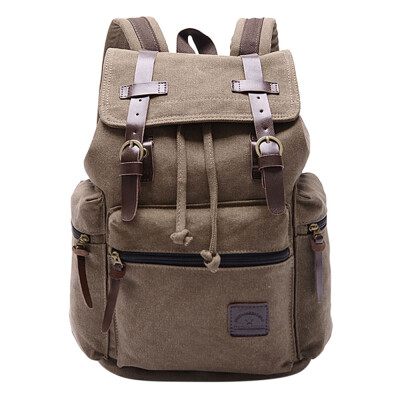 

Tailored Womens Canvas Backpack Shoulder Book School Bag Travel Rucksack Satchel