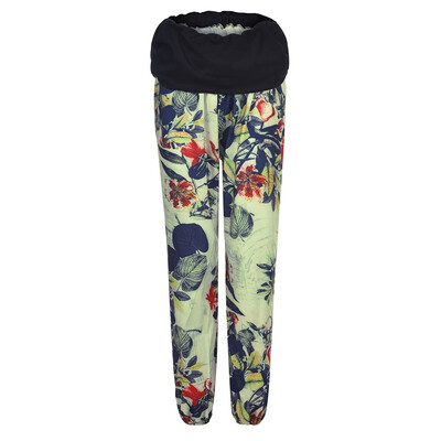 

Womens Plus Size Print Ladies Harem Full Length Pants Trouser Wide Leggings