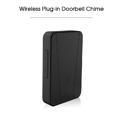 

Wireless Plug-in Doorbell Chime With LED 5 Levels Volume 55 Ringtones Compatible with Visual Doorbell with WiFi Wireless Doorbell