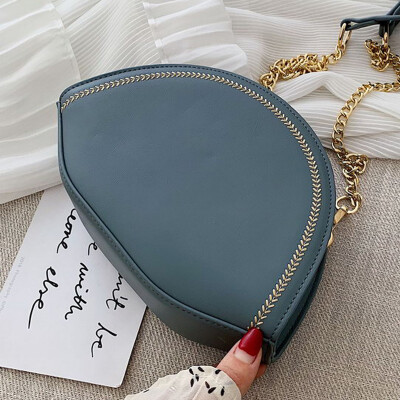 

Foreign gas womens bag new 2019 Korean version of fashion handbag womens bag simple oblique satchel bag 100 small bags