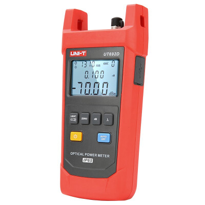 

UNI-T UT692D Optical Power Meter Measurement Range -70 to 10dBm 800-1700nm InGaAs Backlight