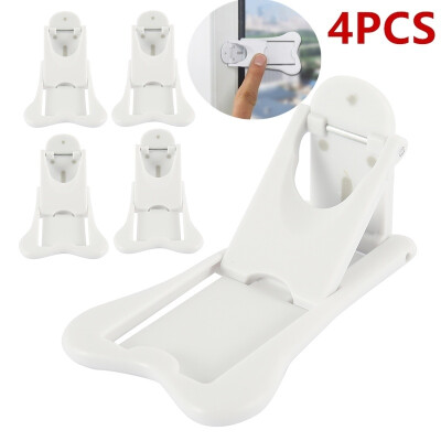 

4PCS Sliding Door Lock for Child Safety Baby Protection Lock Anti-Clip Hand