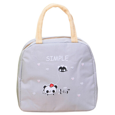 

Item Fashion Portable Insulated Canvas Lunch Bag Thermal Food Picnic Lunch Bags Cooler Tote Bag