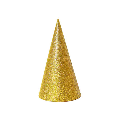 

FUNNYBUNNY 12PCS Glitter Cone Party Hats Birthday Hats for Kids&Adults Party Decor Princess Decorations Birthday