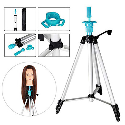 

〖Follure〗Adjustable Wig Head Tripod Stand Mannequin Tripod Hairdressing Training Holder