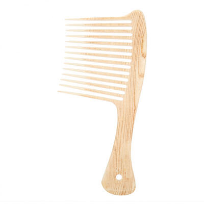 

Greensen Men Retro Oil Hair Hairdressing Wooden Comb Portable Wide Large Tooth Hairstyle Comb