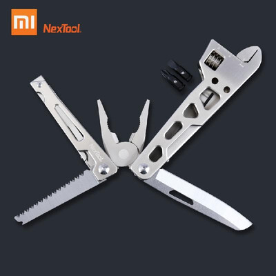 

Xiaomi Nextool Multi-Function Bicycle Repair Tool 9 In 1 Field Survival Repair Tool Folding Wrench Knife Screwdriver Pliers Outdoo