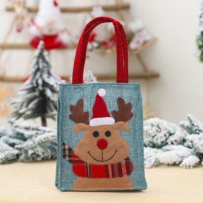 

Siaonvr Christmas Candy Bag Santa Claus Snowmen Gift Bag Children Storage Bag