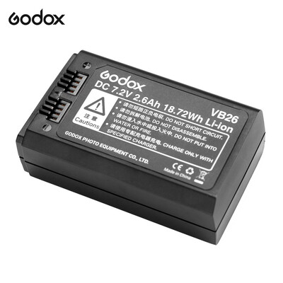

Godox VB26 Li-ion Battery DC 72V 2600mAh 1872Wh Replacement Battery for Godox V1S V1C V1N V1F V1O V1P Round Head Flash Speedlite
