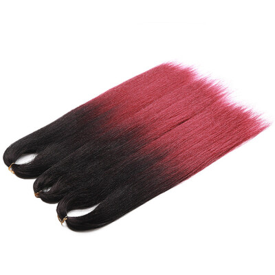 

〖Follure〗26Inches Crochet Braids Synthetic Braiding Hair Extensions Low Temperature Fibe