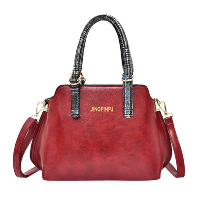 

Women PU Leather Handbag Office Lady Shoulder Bags Tote Designer Vintage Crossbody Bag Sac A Main T3G