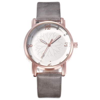 

Student Simple Sun Flower Fashion Watch Womens Quartz Watch
