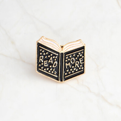 

Enamel Pins Pineapple Spice Bottle Book Badges Funny Alloy Jewelry Fashion New