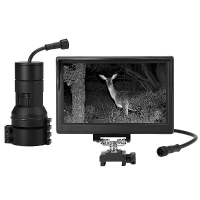 

Tactical Digital DIY Night Vision Scope with Camera&5" Portable Display Screen Flashlight for Hunting Riflescope