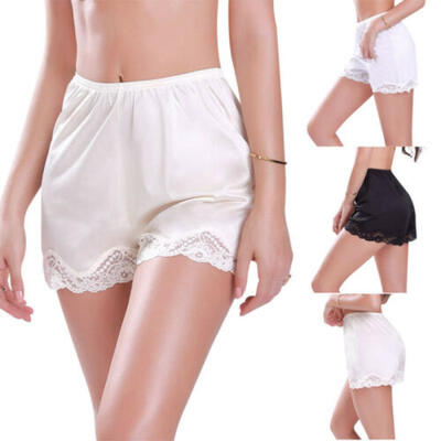 

Women Lace Safety Short Pants Skirt Under Briefs Shorts Lady Slips Ice Sil Home