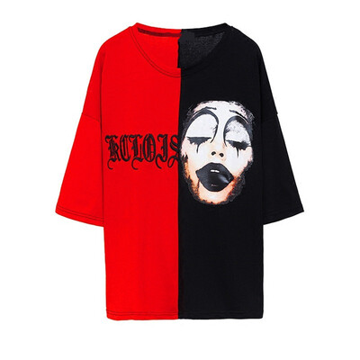 

Summer Style Unisex T-Shirt Streetwear Punk Printed Short Sleeve Casual Loose Men women T Shirt Hip-hop Top Tee Shirt