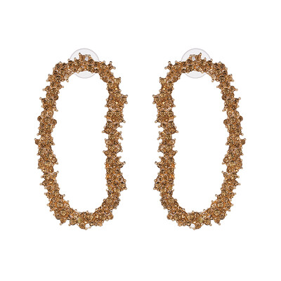 

AOTEMAN 2019 new arrival big water drop statement colorful rhinestones earrings wedding jewelry vintage ethnic crystal earrings