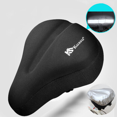 

Lycra Fabric Bike Bicycle Saddle Seat Cover Shell Cushion Pad Silicone Thickened