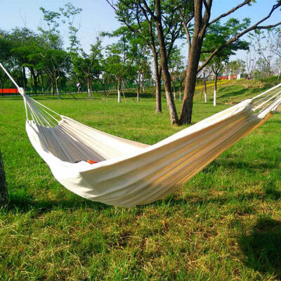 

Greensen Portable Canvas Double Hammock Garden Home Park Travel Camping