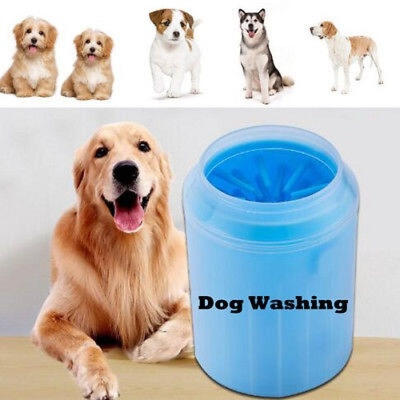 

Pets Dogs Cat Soft Silicon Convenient Wash Paws Revolving Cup Paw Cleaner Washer