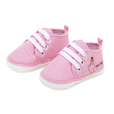 

Spring Autumn Baby Boys Girls First Walkers Casual Shoes Soft Sole Anti-slip Finger Pattern Crib Shoes