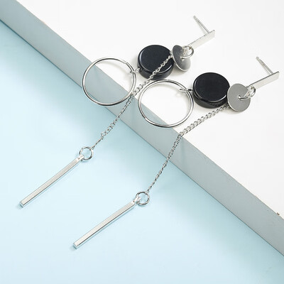 

2019 New Korean Style Women Geometric Dangling Statement Ear Jewelry Fashion Earrings Gift For Friend Dropshipping