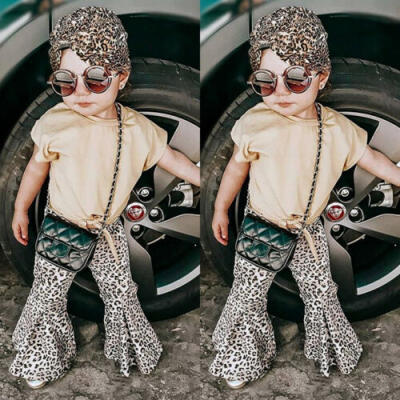 

3pcs Toddler Kid Baby Girl Clothes T-Shirt Tops Long Pants Headband Outfit Set