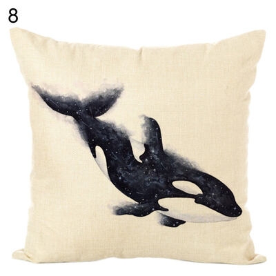 

45x45cm Animal Printed Throw Pillow Case Cushion Cover Home Sofa Bed Car Decor