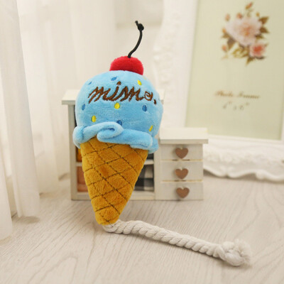 

Tailored Soft Blue Cone Ice Cream Sound Toy Bread Kid Gift