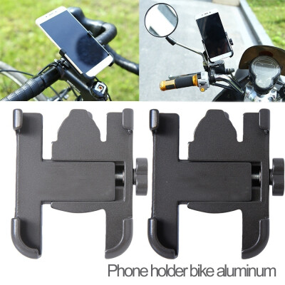 

MotorcycleBicycle Phone Mount Premium Aluminum Universal Bike Rack Handlebar Holder